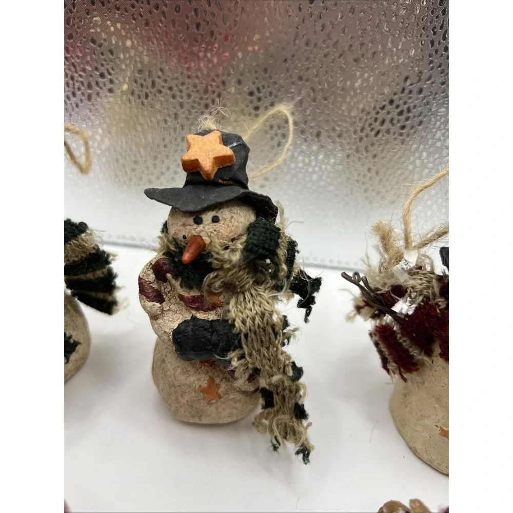 Christmas Dec Bundle Ornaments Snow Man County Plates‎ Tree Red Snow Man Sign